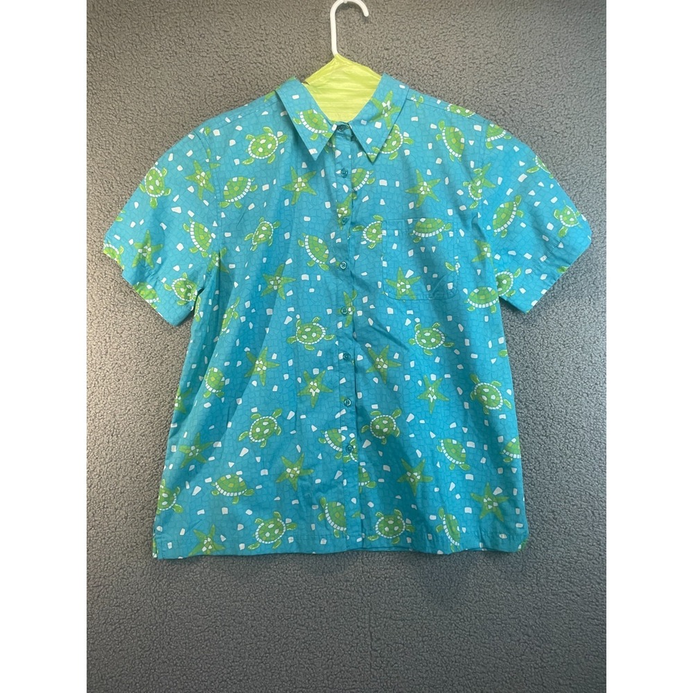 Bobbie Brooks Woman  Shirt 14W/16W ‎ Blouse Turtles